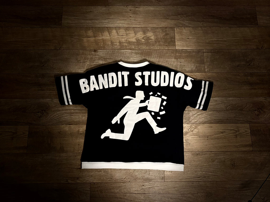 Black Jersey crop tee
